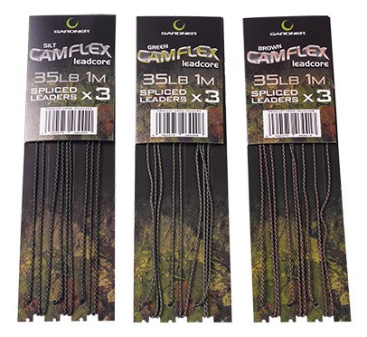 3kom - Gardner Predvezi Camflex Leadcore Spliced Leaders 35lb 1m