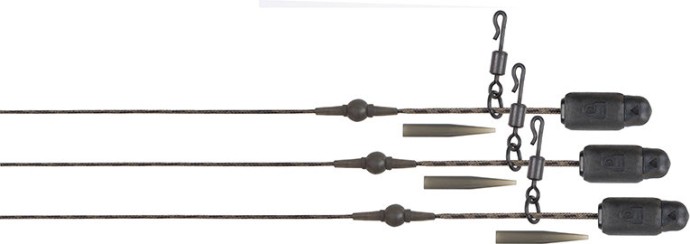 3kom - Gotovi Predvez Fox Edges Naturals Heli-Clip Rigs Submerge
