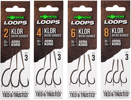 3kom - Gotovi Predvez Korda Loop Rigs Klor Barbed