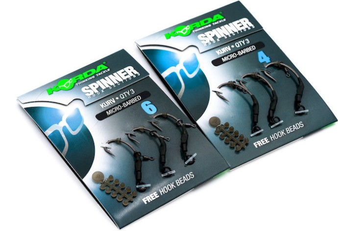 3kom - Gotovi Predvez Korda Spinner Hook Sections Kurv Barbed