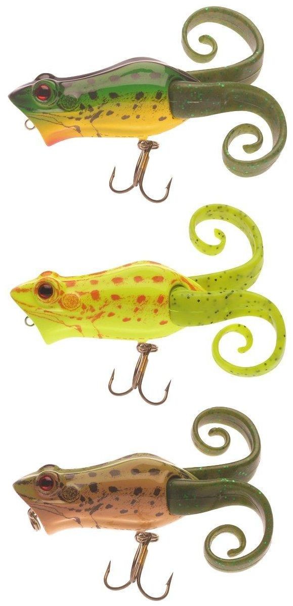 3kom - Gumeni mamac Berkley Power Pop Frog 6cm 10gr Assorted