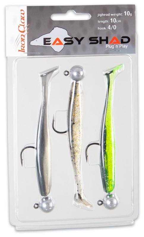3kom - Gumeni Mamac Iron Claw Easy Shad PnP 7,5cm