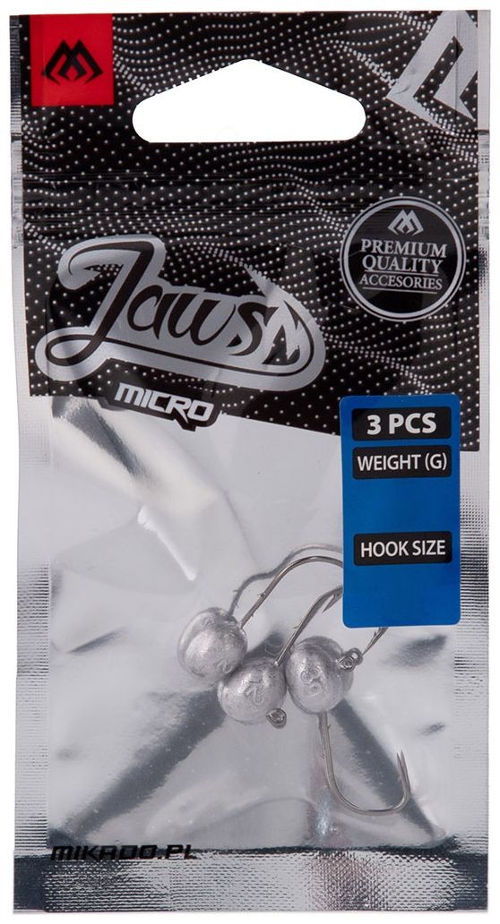 3kom - Pakiranje Jig glava Mikado Jaws Micro 5gr