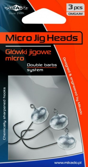 3kom - Pakiranje Jig glava Mikado Mikro 6gr