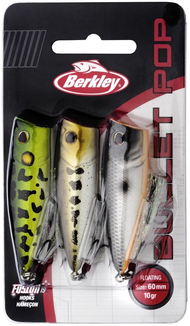3kom Popper Berkley Bullet Pop 6cm 6gr