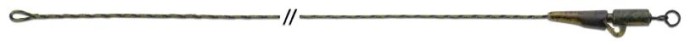 3kom Predvez od upredenice Anaconda Jungle Flexi Ring Swivel Leadcore 80cm