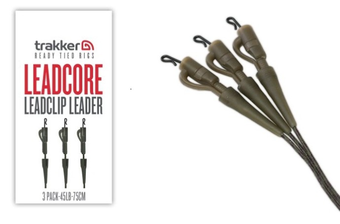 3kom - Predvez Trakker Leadcore Leadclip Leader 75 cm