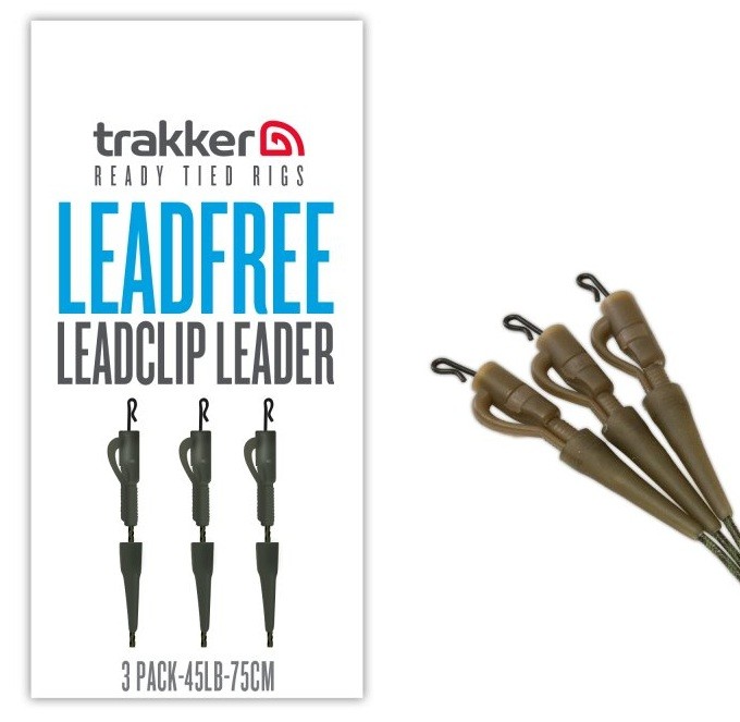 3kom - Predvez Trakker Leadfree Leadclip Leader 75 cm