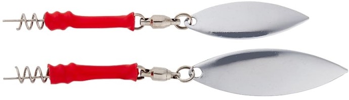 3kom - Spiralna glava Savage Gear s varalicom Teaser Silver Red