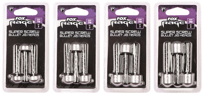 3kom - Zavrtna Jig glava Rage Super Screw Bullet Jig Heads