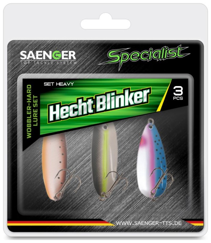 3kom Žlice Saenger Pike Spoon Set Heavy