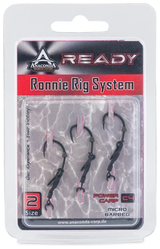 3ks - Gotova Uže Anaconda Ready Ronnie Rig System Power Carp C4