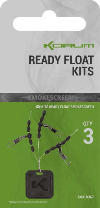 3ks - Gumové Zarážky Korum Smokescreen Ready Float Kits