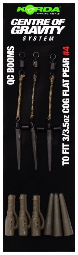 3ks - Koncová Montáž Korda COG Boom QC Flat Pear