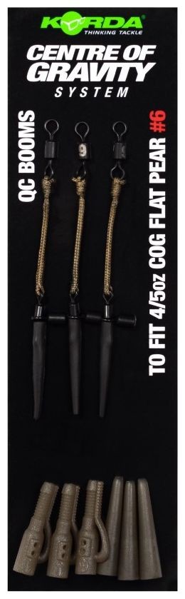 3ks - Koncová Montáž Korda COG Boom QC Flat Pear