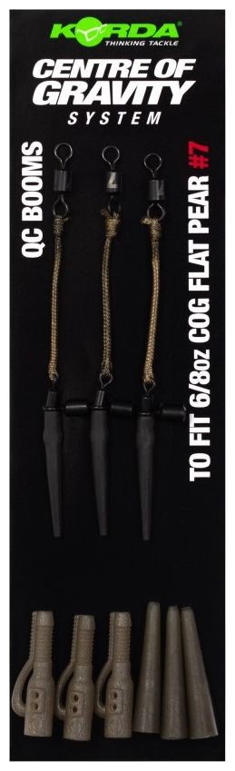 3ks - Koncová Montáž Korda COG Boom QC Flat Pear