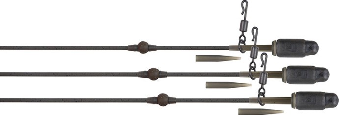 3ks - Montaža Fox Tuff Tungsten Tubing Heli-Clip Rigs