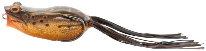 3ks Nástraha Savage Gear Hop Popper Frog 5,5cm 15gr Tan