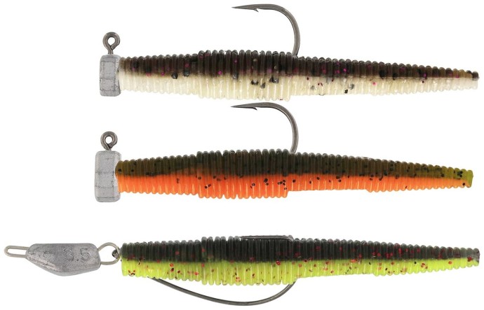 3ks - Sada Gumových Nástrah Westin Ned Worm Slim R 'N R 5,5cm 1g/2g/3,5g