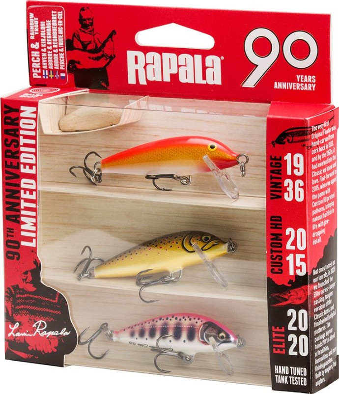 3ks - Sada Nástrah Rapala 90 Years Lure Kit CountDown