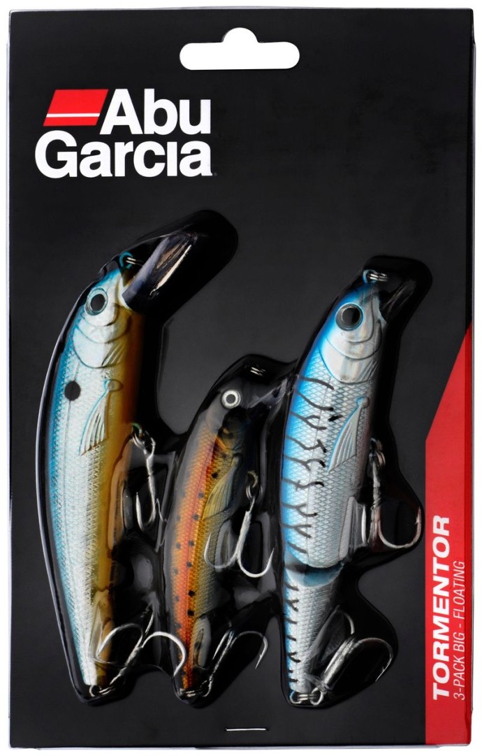 3ks - Wobler Abu Garcia Tormentor Floating Big 3-Pack Assorted