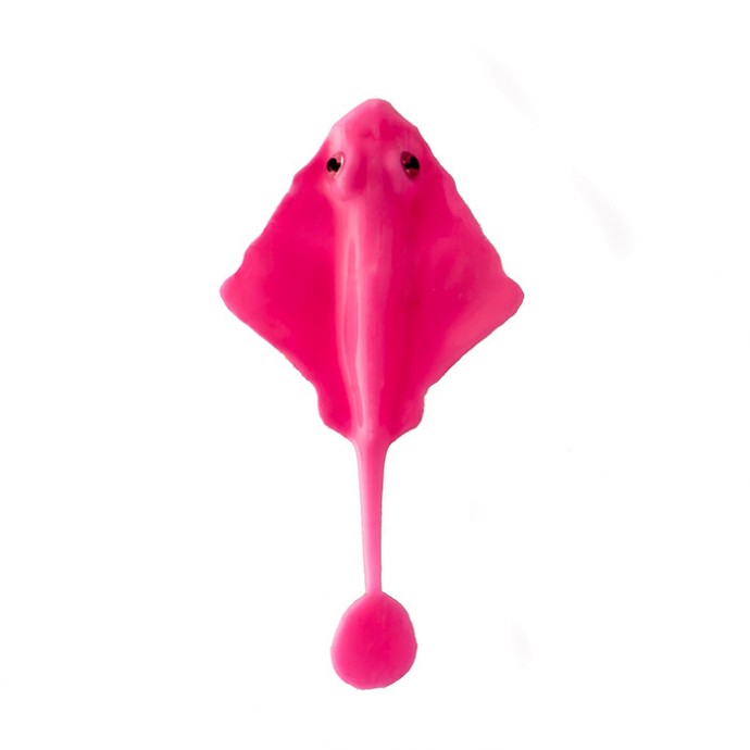 Gumov� N�straha Broslures Ripple Hoof S 9cm Fluo Pink