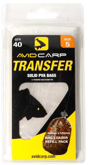 40kom - PVA Vrećice Avid Carp Transffer Solid Pva Bags