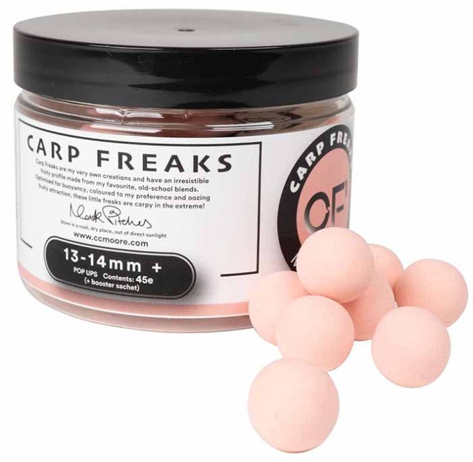 45kom - Plovući Boilie CC Moore Carp Freaks + Pop Ups 13-14mm