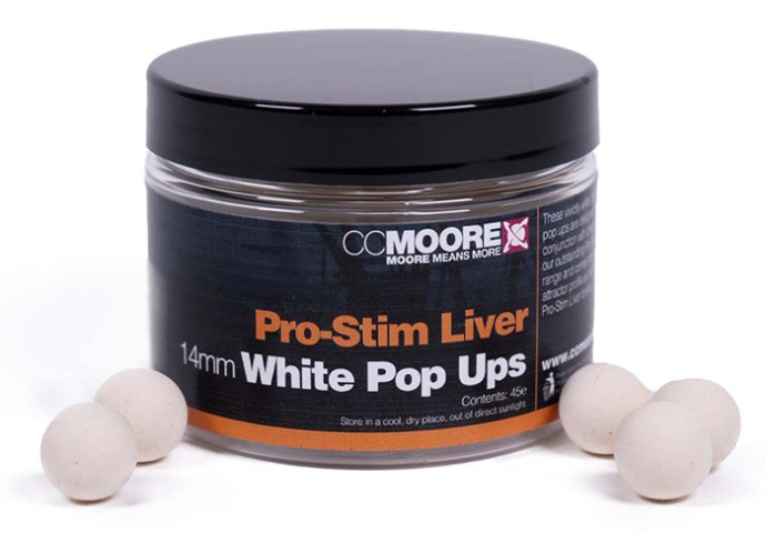 45kom - Plovući Boilie CC Moore Pro-Stim Liver Pop Ups 14mm