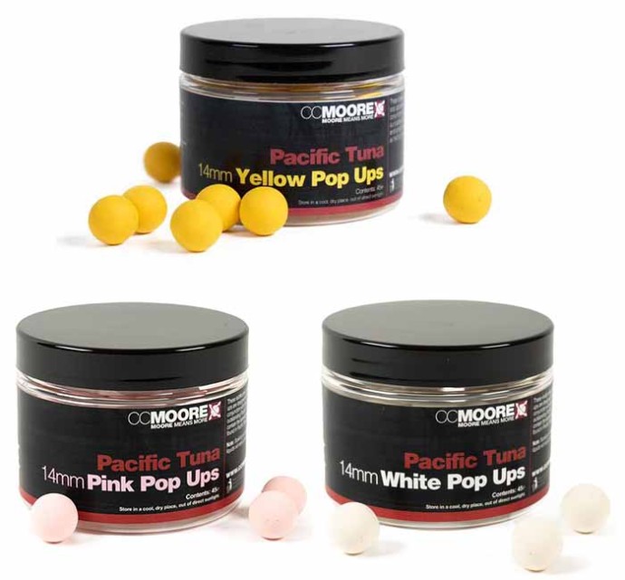 45kom - Plovući Boilies CC Moore Pacific Tuna Pop Ups 14mm