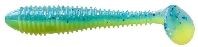 4kom - Gumeni Mamac Crazy Fish Vibro Fat 10cm 8,4gr