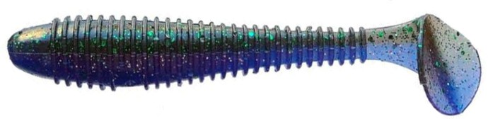 4kom - Gumeni Mamac Crazy Fish Vibro Fat 10cm 8,4gr