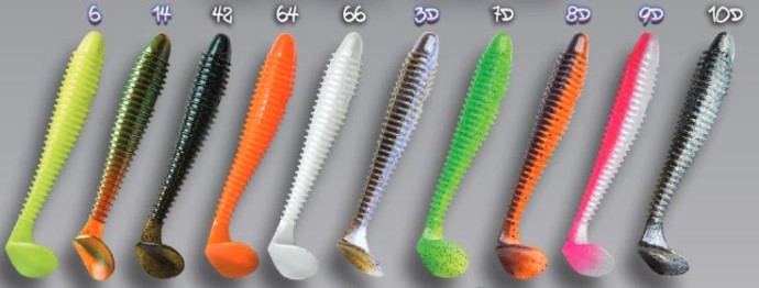 4kom - Gumeni Mamac Crazy Fish Vibro Fat 12cm 13gr