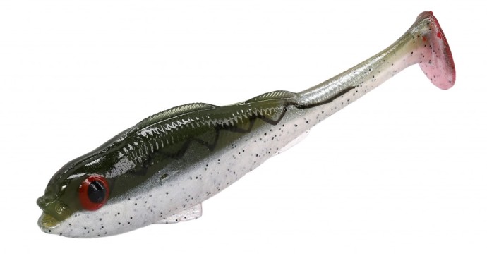 4kom - Gumeni Mamac Mikado Real Fish 9,5cm
