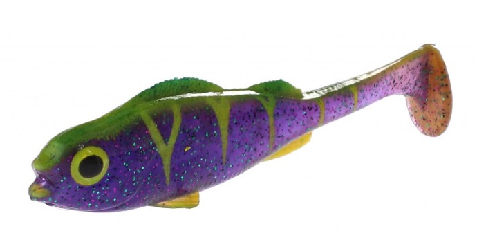 4kom - Gumeni Mamac Mikado Real Fish 9,5cm