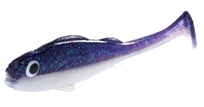 4kom - Gumeni Mamac Mikado Real Fish 9,5cm