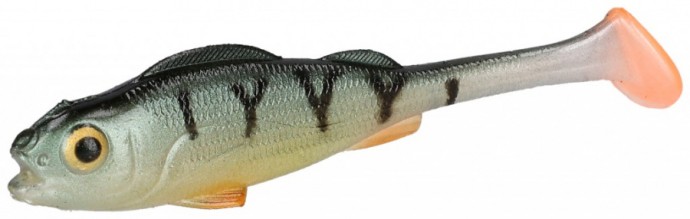 4kom - Gumeni Mamac Mikado Real Fish 9,5cm