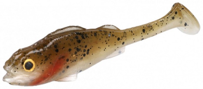 4kom - Gumeni Mamac Mikado Real Fish 9,5cm