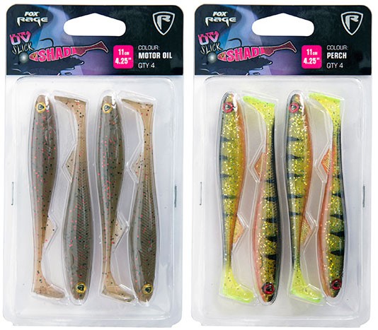 4kom - Gumeni Mamac Rage Ultra UV Slick Shad Single Colour Packs 11cm