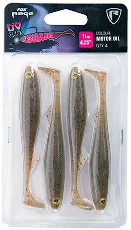 4kom - Gumeni Mamac Rage Ultra UV Slick Shad Single Colour Packs 11cm
