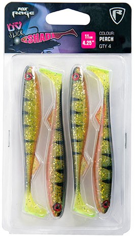 4kom - Gumeni Mamac Rage Ultra UV Slick Shad Single Colour Packs 11cm