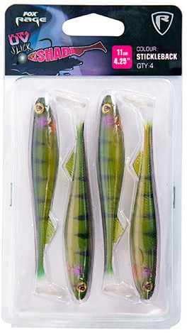 4kom - Gumeni Mamac Rage Ultra UV Slick Shad Single Colour Packs 11cm