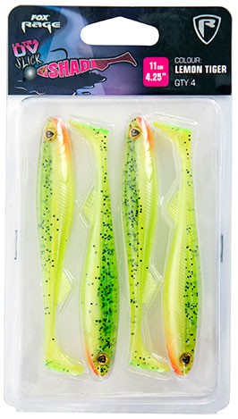 4kom - Gumeni Mamac Rage Ultra UV Slick Shad Single Colour Packs 11cm