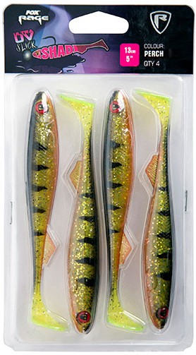 4kom - Gumeni Mamac Rage Ultra UV Slick Shad Single Colour Packs 13cm