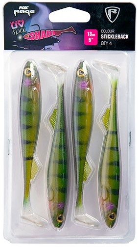 4kom - Gumeni Mamac Rage Ultra UV Slick Shad Single Colour Packs 13cm