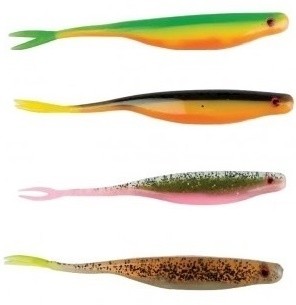 4kom - Gumovni Mamac Iron Claw Premium Split Tail 10cm