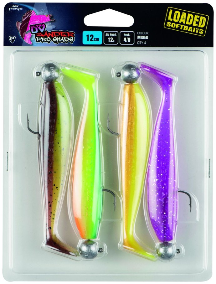 4kom - Mekani mamci Rage Zander Pro Shad Loaded 7,5cm 5gr
