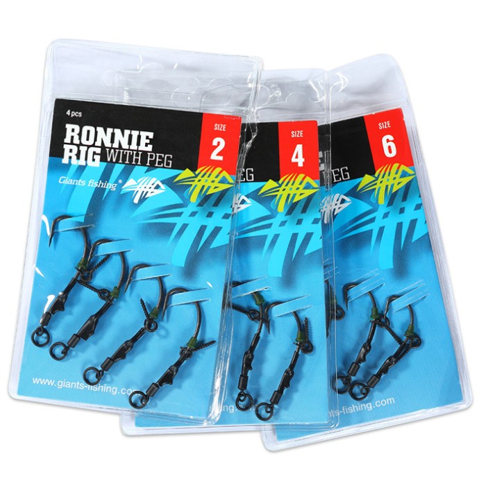 4kom - Predvez Giants Fishing Ronnie Rig With Peg