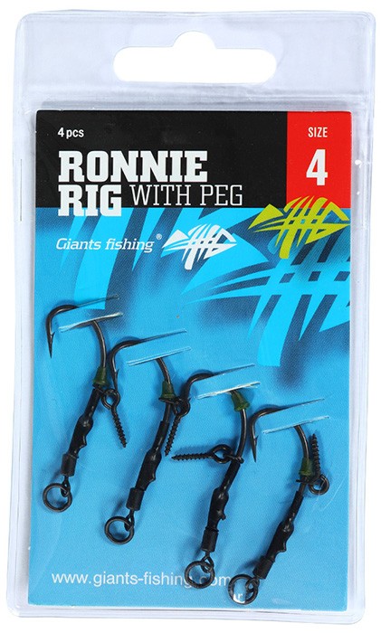 4kom - Predvez Giants Fishing Ronnie Rig With Peg