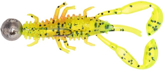 4kom - Set Mamaca Rage Ultra UV Micro Critter Mixed Colour Lure Pack Loaded 3gr 5cm